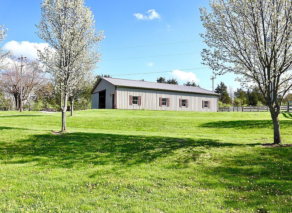 View of barn from backyard 
