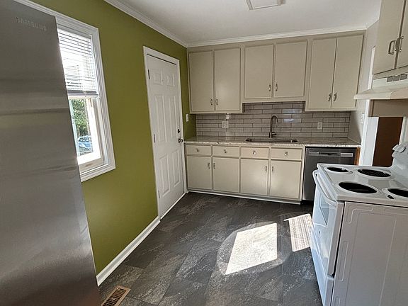 Remodeled kitchen with new appliances