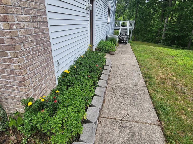 House Side View, Access to Deck