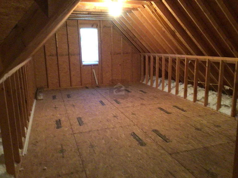 Large Storage Area above Garage w/Stairway Access