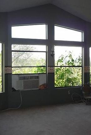 sunken living room + vaul