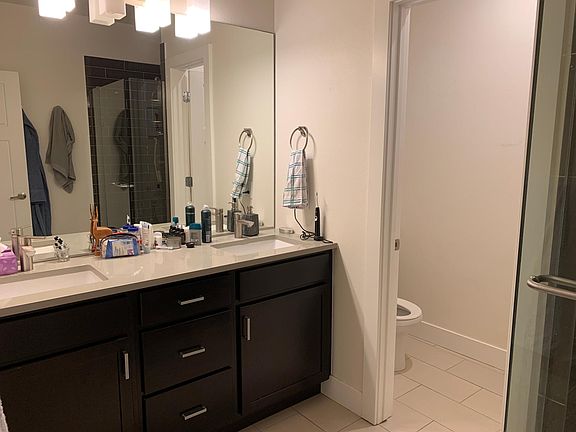 Bathroom attached to master bedroom.