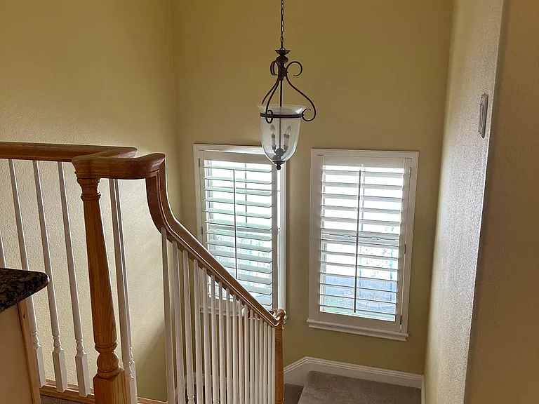 Stairs from bedroom to living space