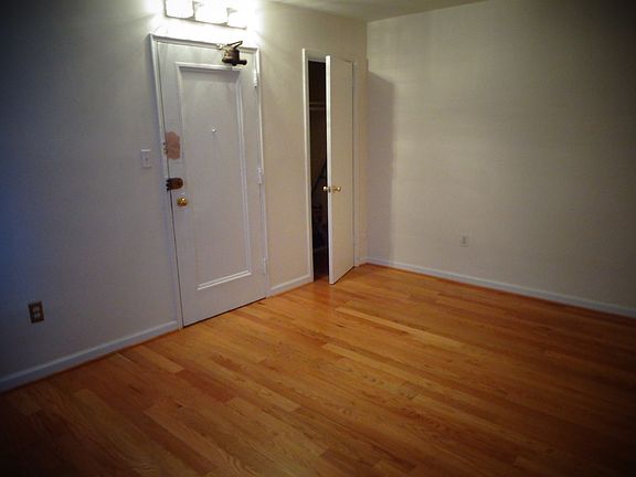 Living room with closet