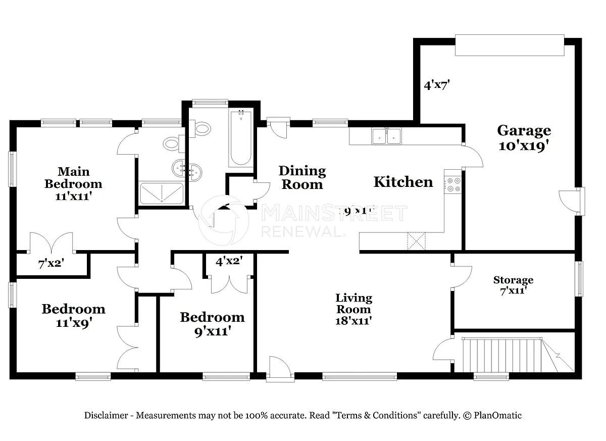 Floor Plan - 11021 Newton Ave
