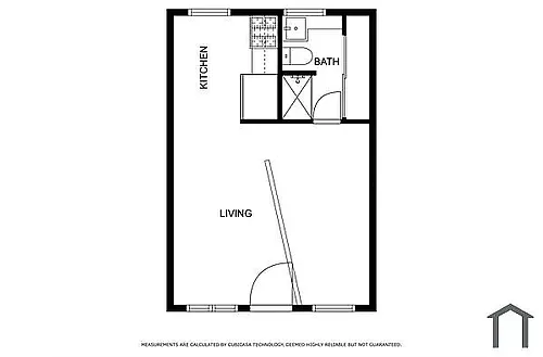 Floor plan Vassar studio