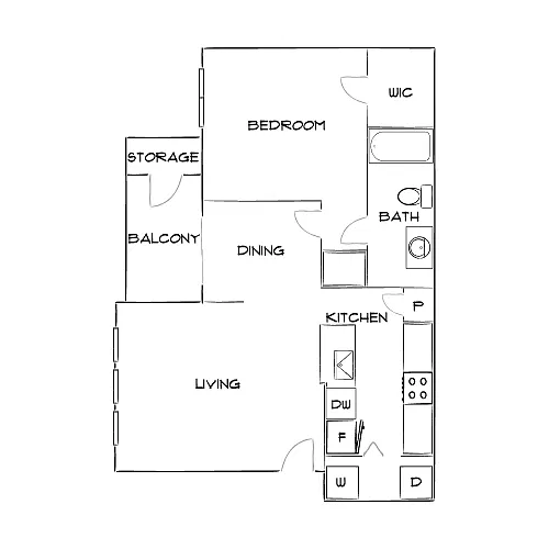 Floor plan Design 1C
