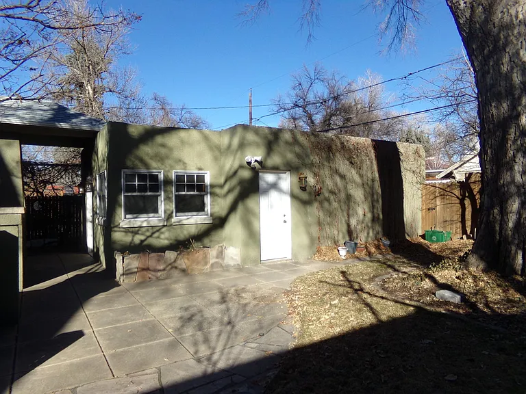 Two-car detached garage