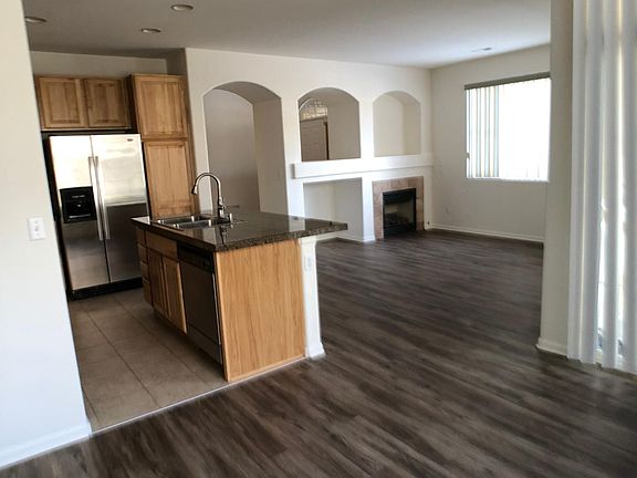Gas fireplace in living room