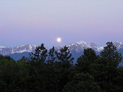 Moon over the Sangres