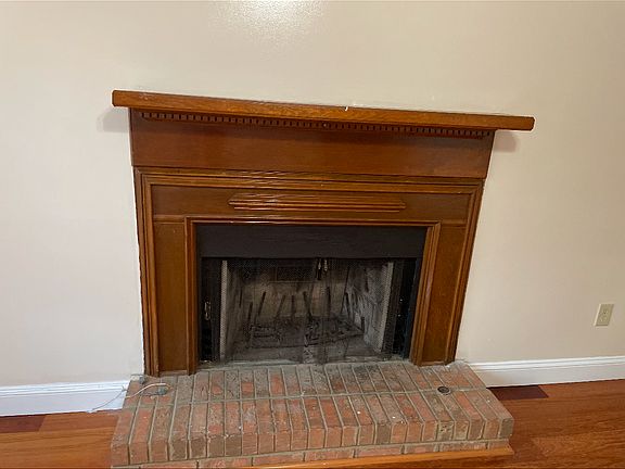Living room fireplace