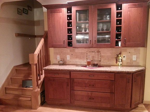 Built in buffet off kitchen