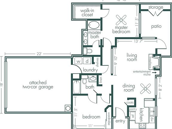 floor plan dimensions