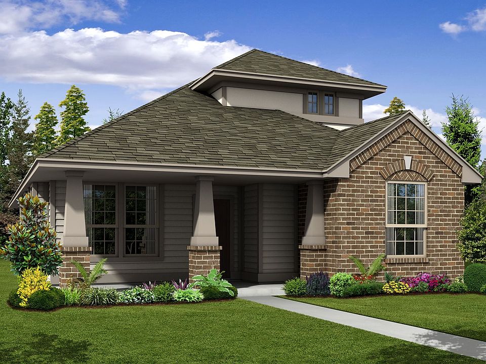 Elevation A, Brick Exterior with Large Covered Porch