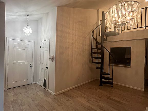 Interior entrance, living room