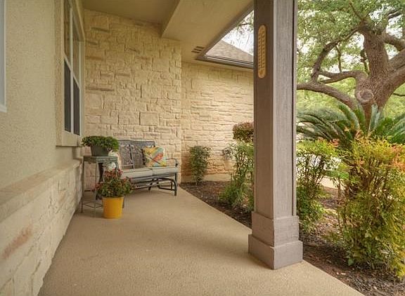 A quiet place to sit and relax on the front porch.