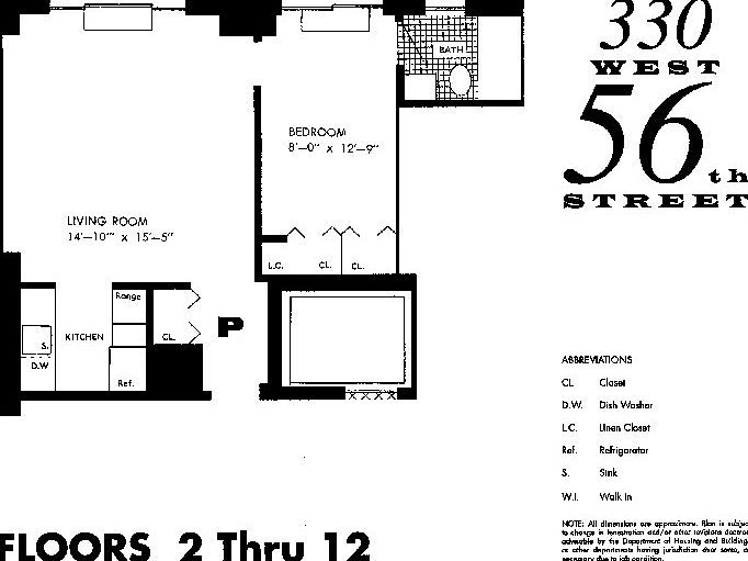 1st image of 330 W 56th St APT 6P