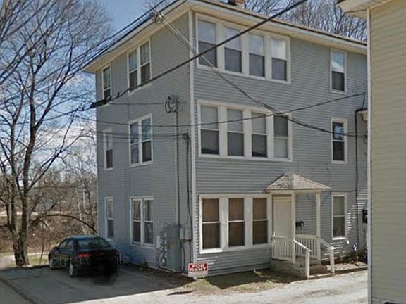 Last building on a quiet, dead end street.