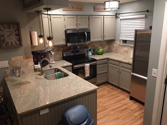 Newly remodeled kitchen