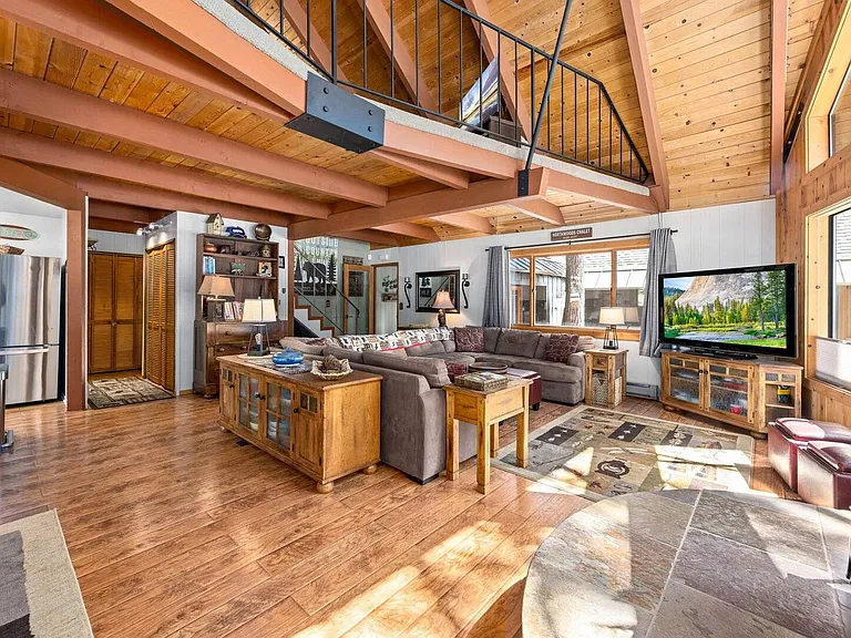 Great Room view of upper loft