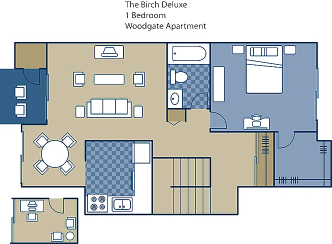 Floor plan The Birch Deluxe