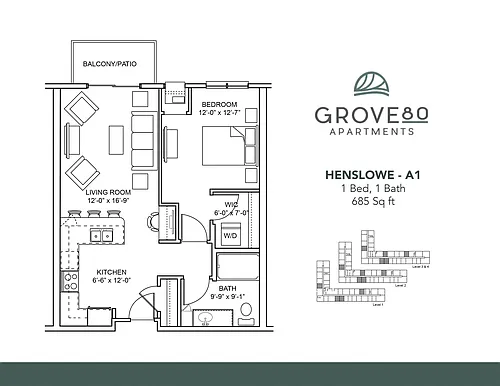 Floor plan Henslowe - A1