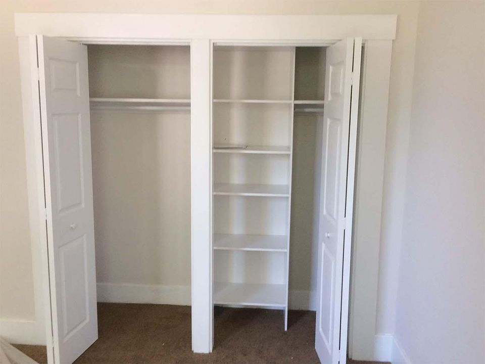 Plenty of closet space