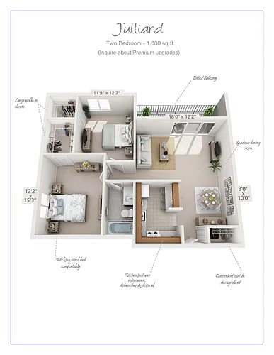 Floor plan Julliard