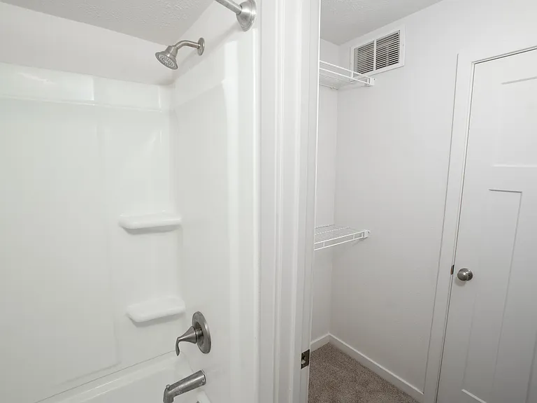 Bedroom and Bathroom Connected Closet