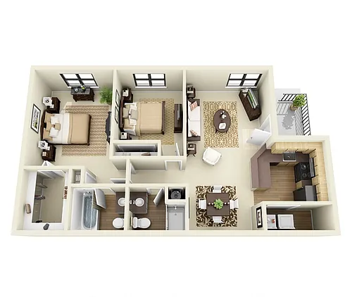 Floor plan B1