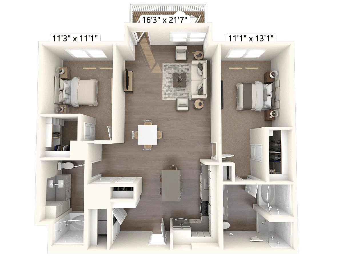 Floor plan B6-1