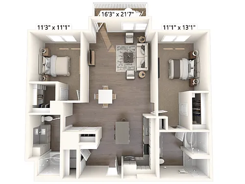 Floor plan B6-1