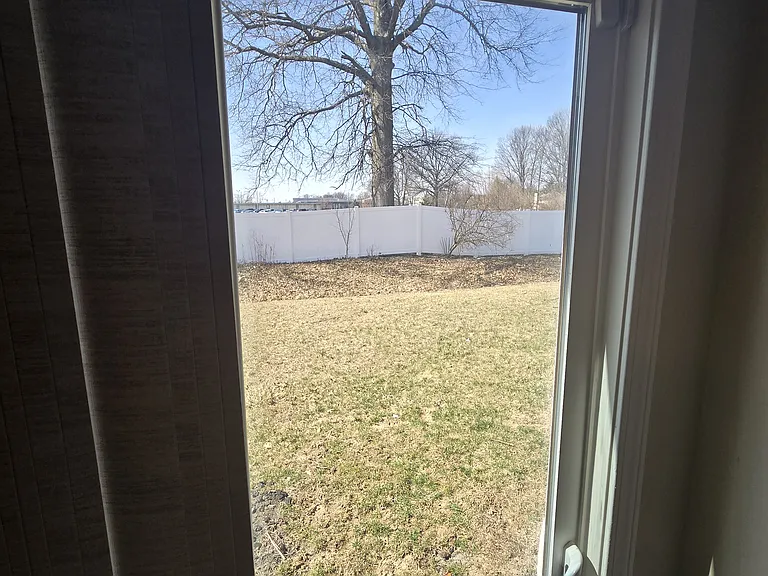 View from Kitchen sliding door