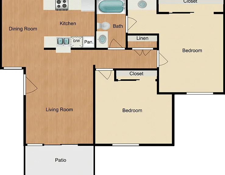 Plan C Floorplan Diagram
