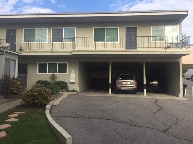 3430 S. Centinela Ave. (4 units) parking below in tandem, covered newly retrofited spaces Extra storage locker (personal) in front of parking spaces (2)