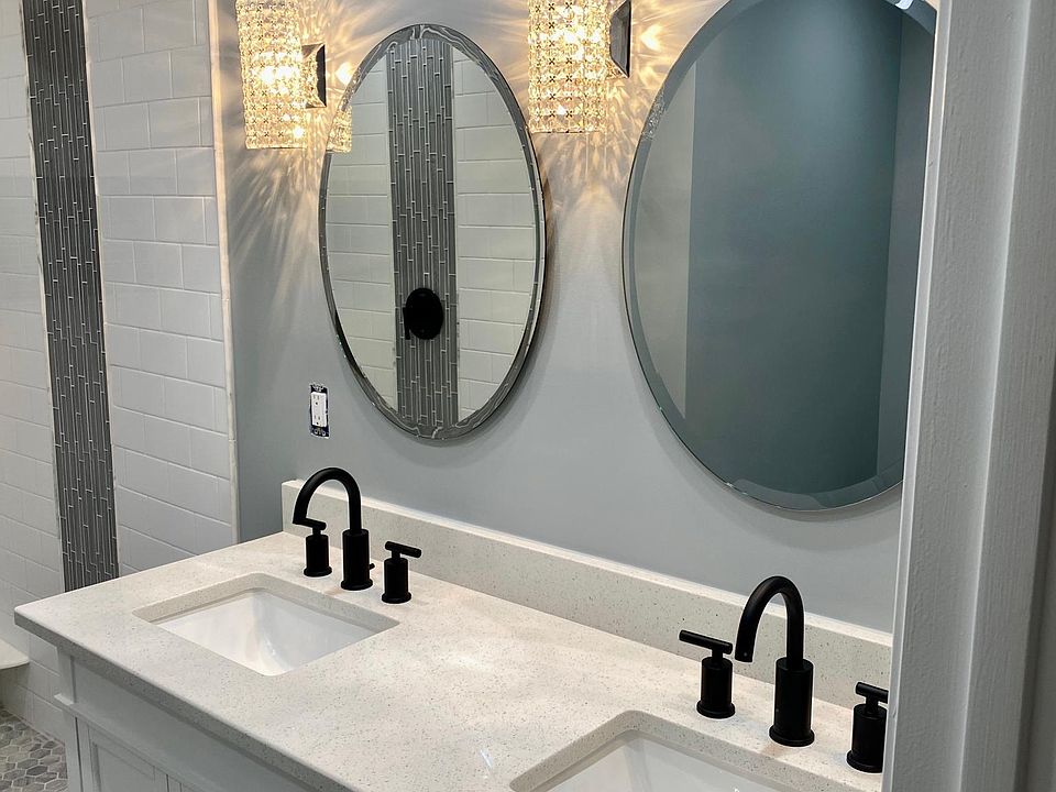 Master bath double vanity