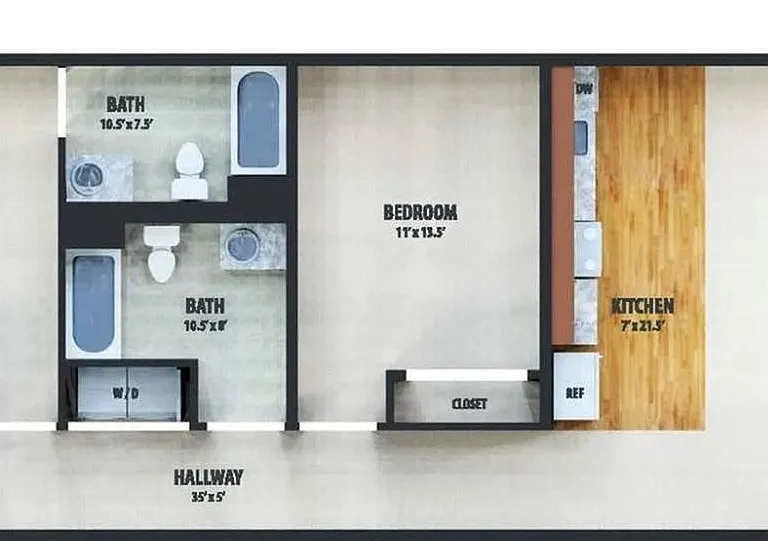 MarketStreetFlats 2BD 2Bath 1085sqft MarketStreetFlats 2BD 2Bath 1085sqft