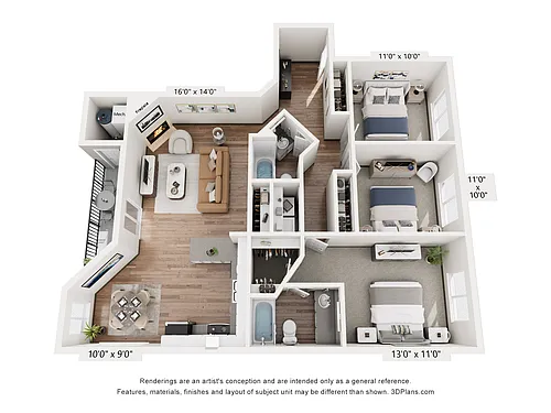 Floor plan 3x2f