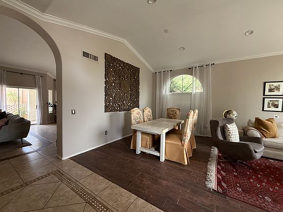 Open dining area