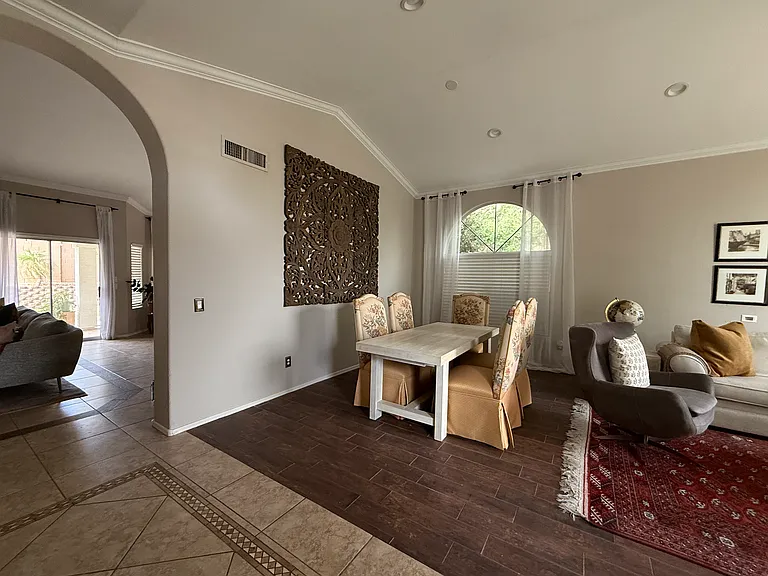 Open dining area