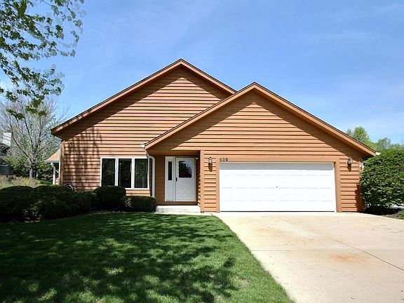 Entry and 2-car attached garage