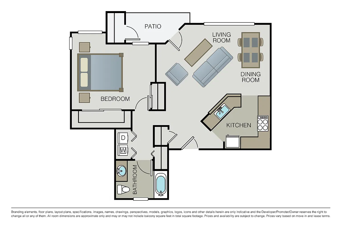 Floor plan Plan 1B