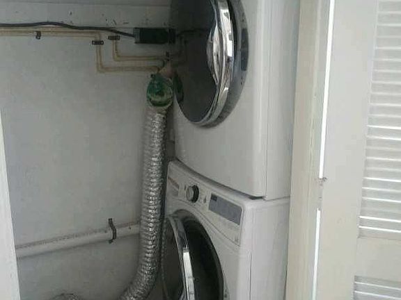 Washer and dryer in the unit