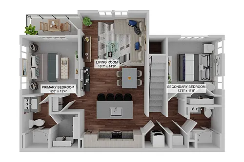 Floor plan The Path (B2U)
