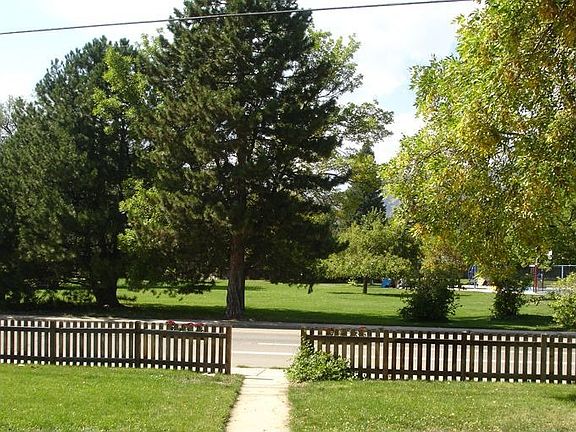 View of the park across the street