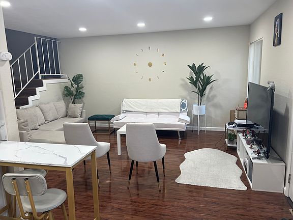 Living room with furniture