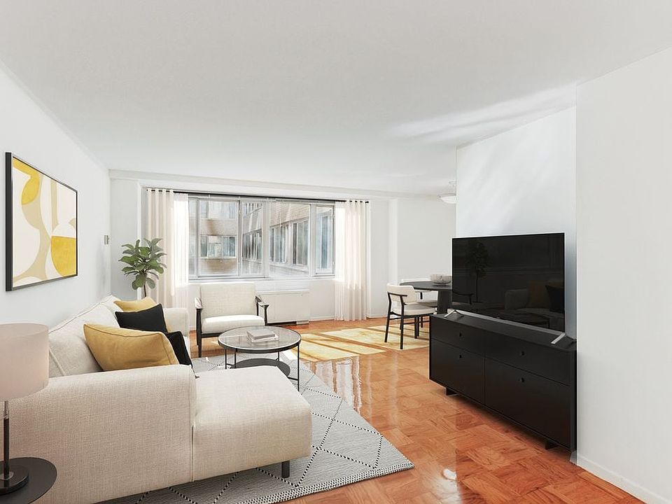 Living room with hard surface flooring