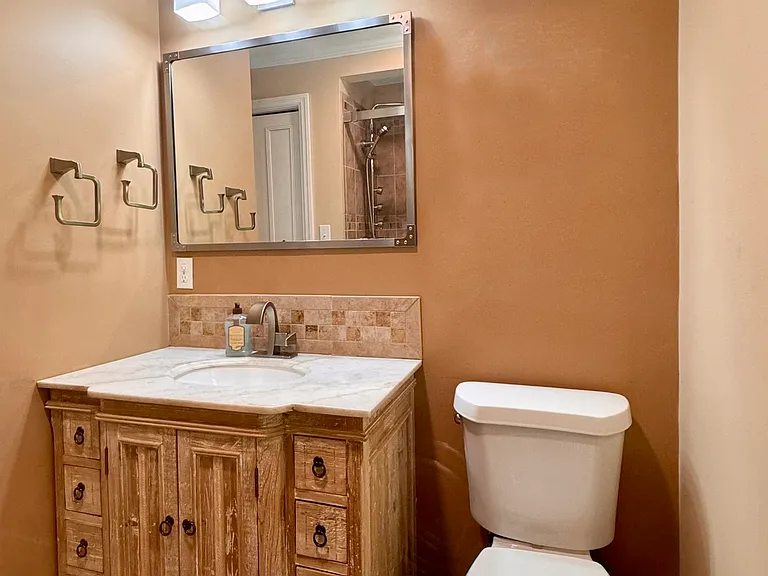 Bathroom 1 (view from shower).