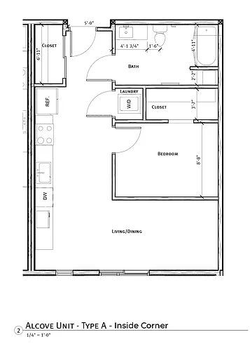 Floor plan Inner Alcove