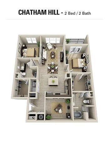 Floor plan Chatham Hill